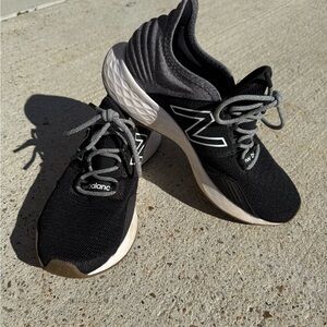 New Balance Black and White Athletic Sneakers